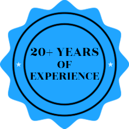 20-years experience Badge